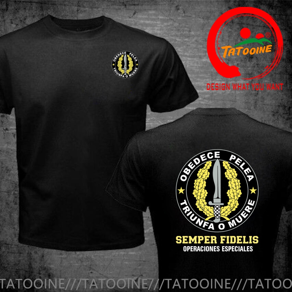 Street Fashion In Spain - スペイン特殊作戦部隊Tシャツ メンズ ファッション トレンド カジュアルウェア スタイリッシュトップス