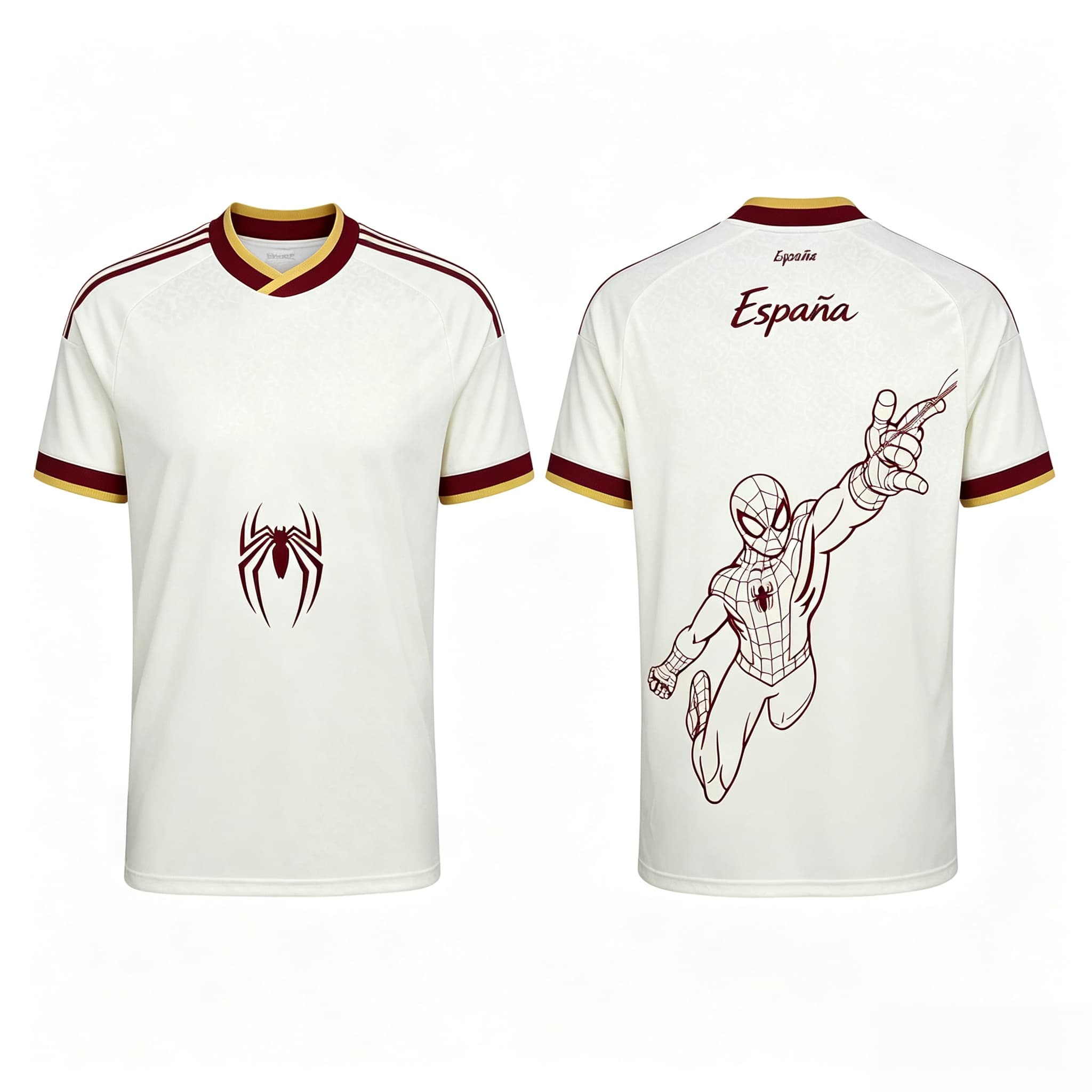 Street Fashion In Spain - 新しいスペイン男性女性サッカージャージ半袖スパイダーパターン 3D プリントサッカー Tシャツカジュアルストリートトレーニングトップス家族マッチング