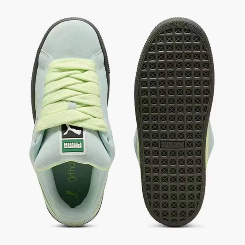 Puma Shoes Suede Classic - ホット本物のプーマユニセックススエードXL 2026新しいライトブルーミントグリーンクラシックスエードカジュアルスケートスニーカー395205-84