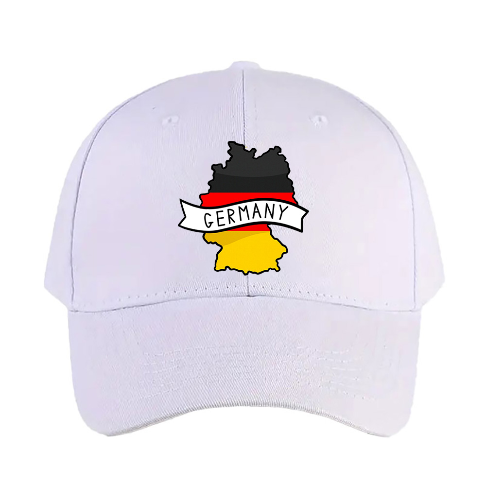 Street Fashion Germany - ドイツ国旗地図女性男性野球帽大人用調節可能なカーブしたつば付きハイキング釣り帽子トラック運転手の帽子ストリートファッション