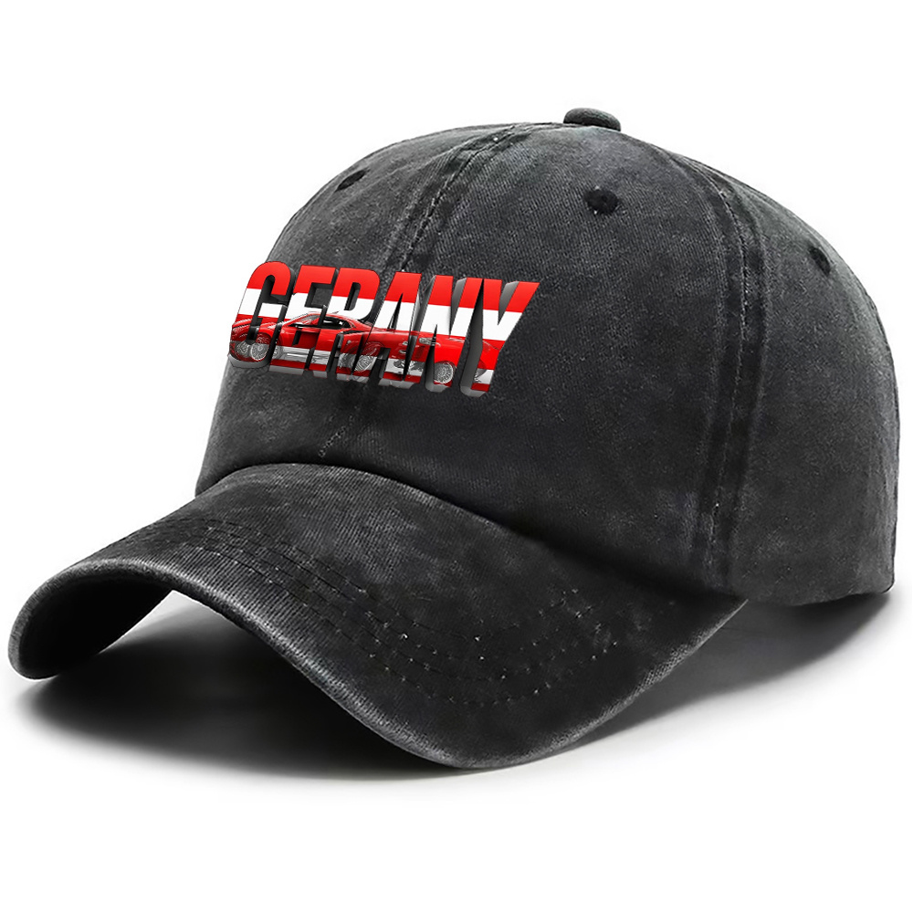 Street Fashion Germany - 1pc ドイツスタイルウォッシュハット、男性用ファッションハット、女性用ストリートスタイルハット、通気性のある野球帽、軽量で通気性があります。