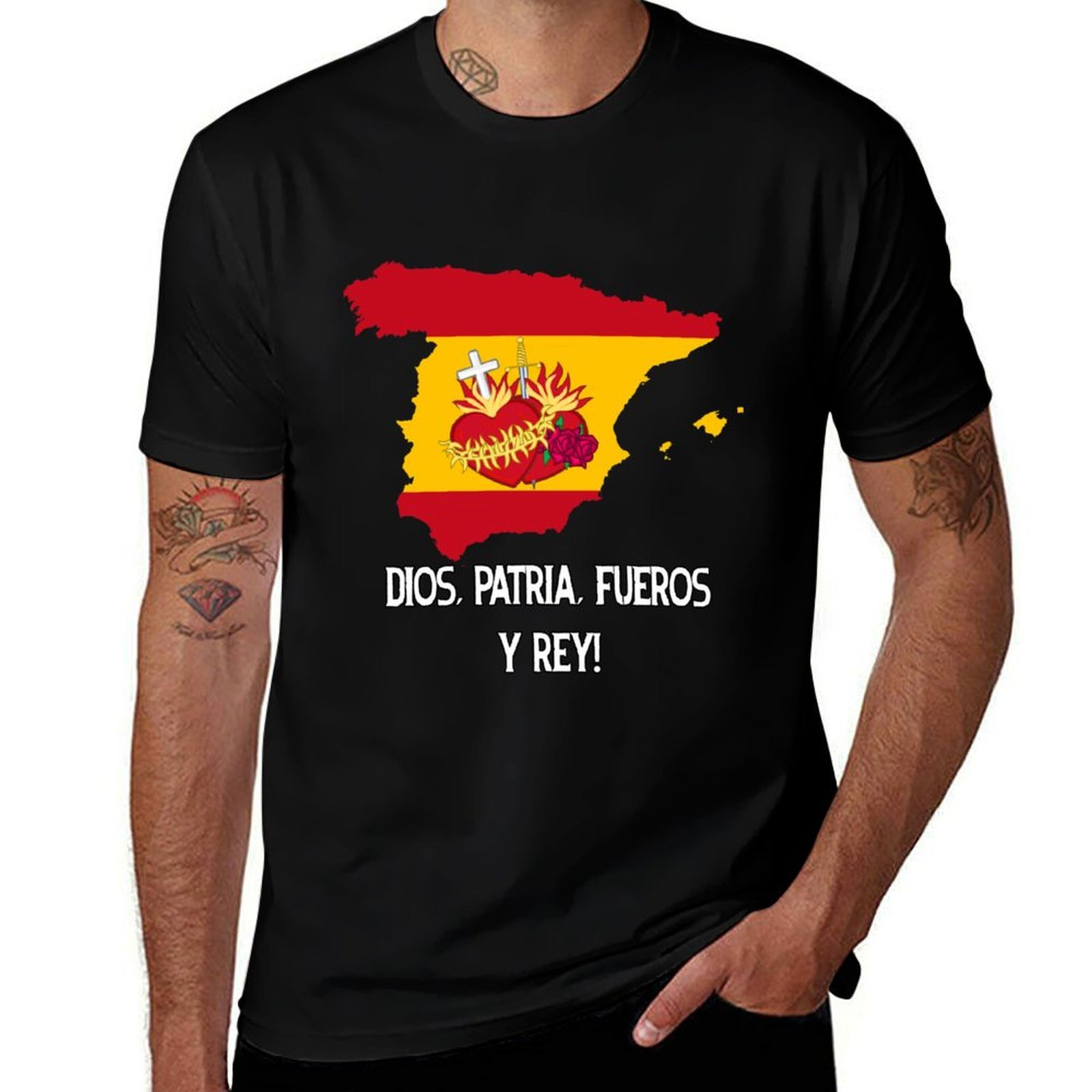 Street Fashion In Spain - カトリック スペイン Tシャツ ストリート ファッション カジュアル