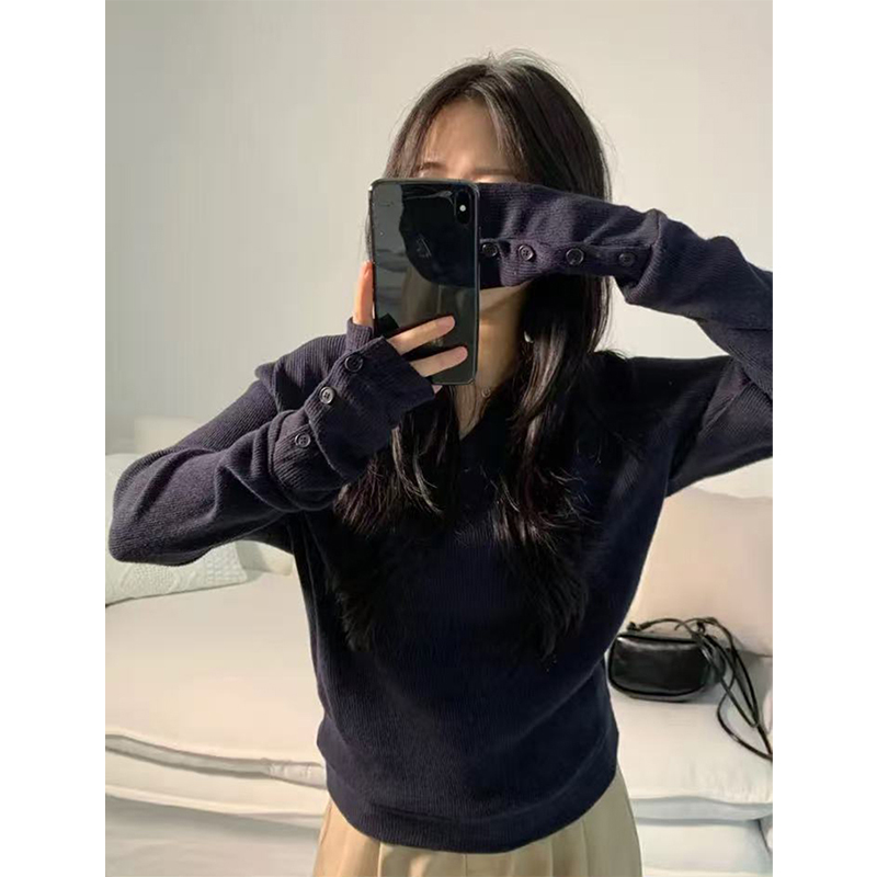MEXZT ストリートウェア グレーセーター レディース フ - Street Fashion In Korea のレビューと価格