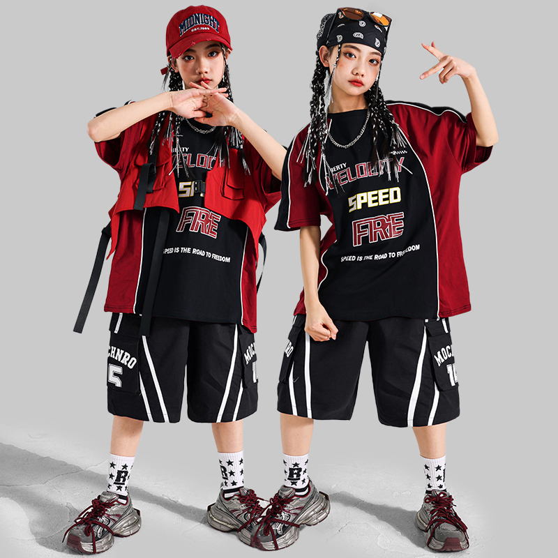 十代のファッションヒップホップジャズダンス衣装 Tシャツショ - Street Fashion Clothing のレビューと価格