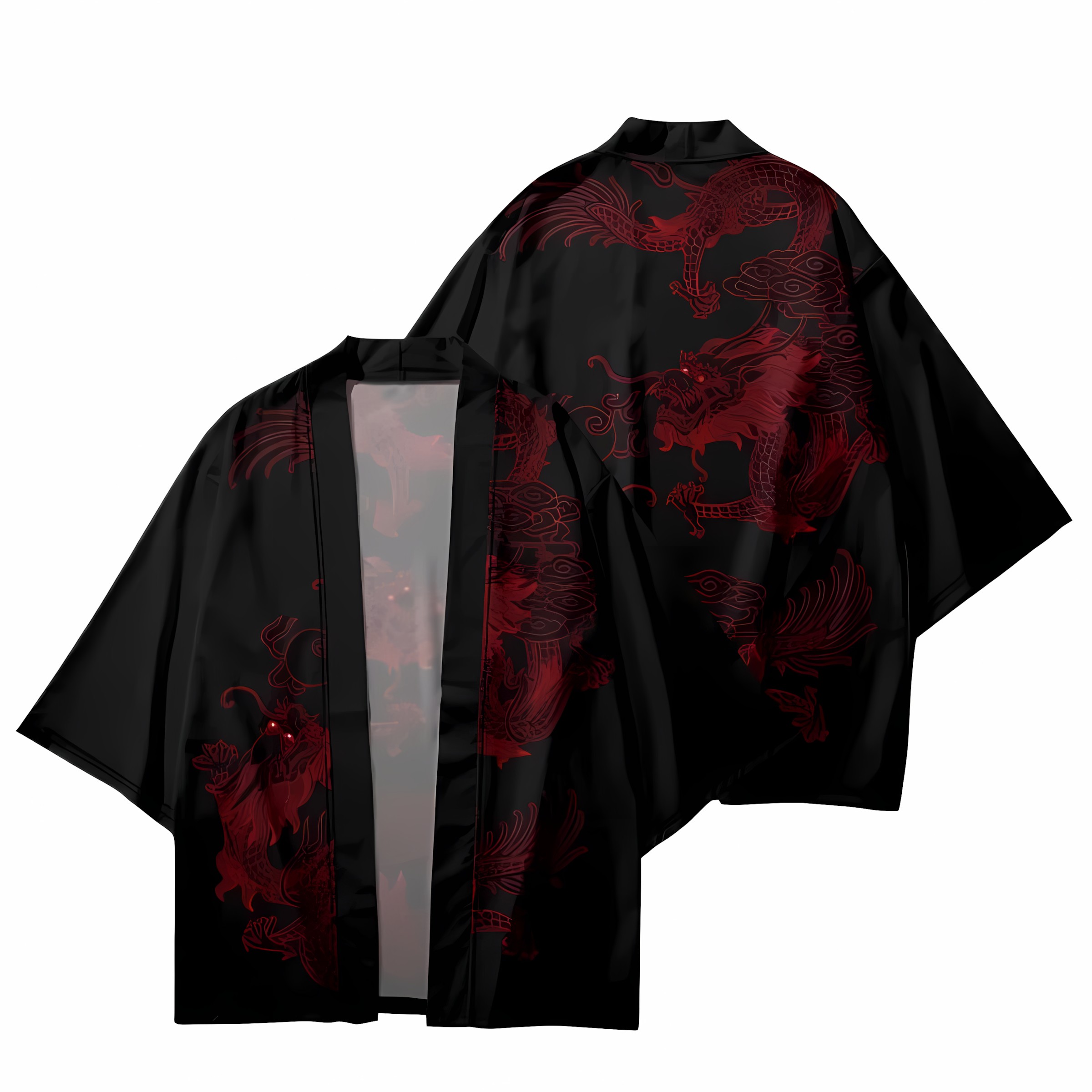 2026年夏新作 メンズ着物 3Dパターンプリント ストリー - Street Fashion Kimono のレビューと価格