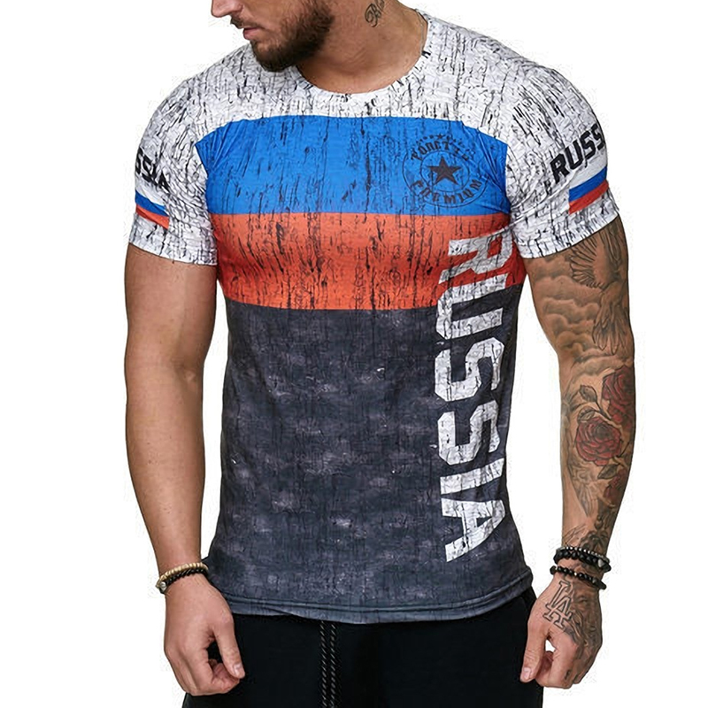 ポルトガルスペインスウェーデングラフィック Tシャツ紳士服レ - Street Fashion In Spain のレビューと価格