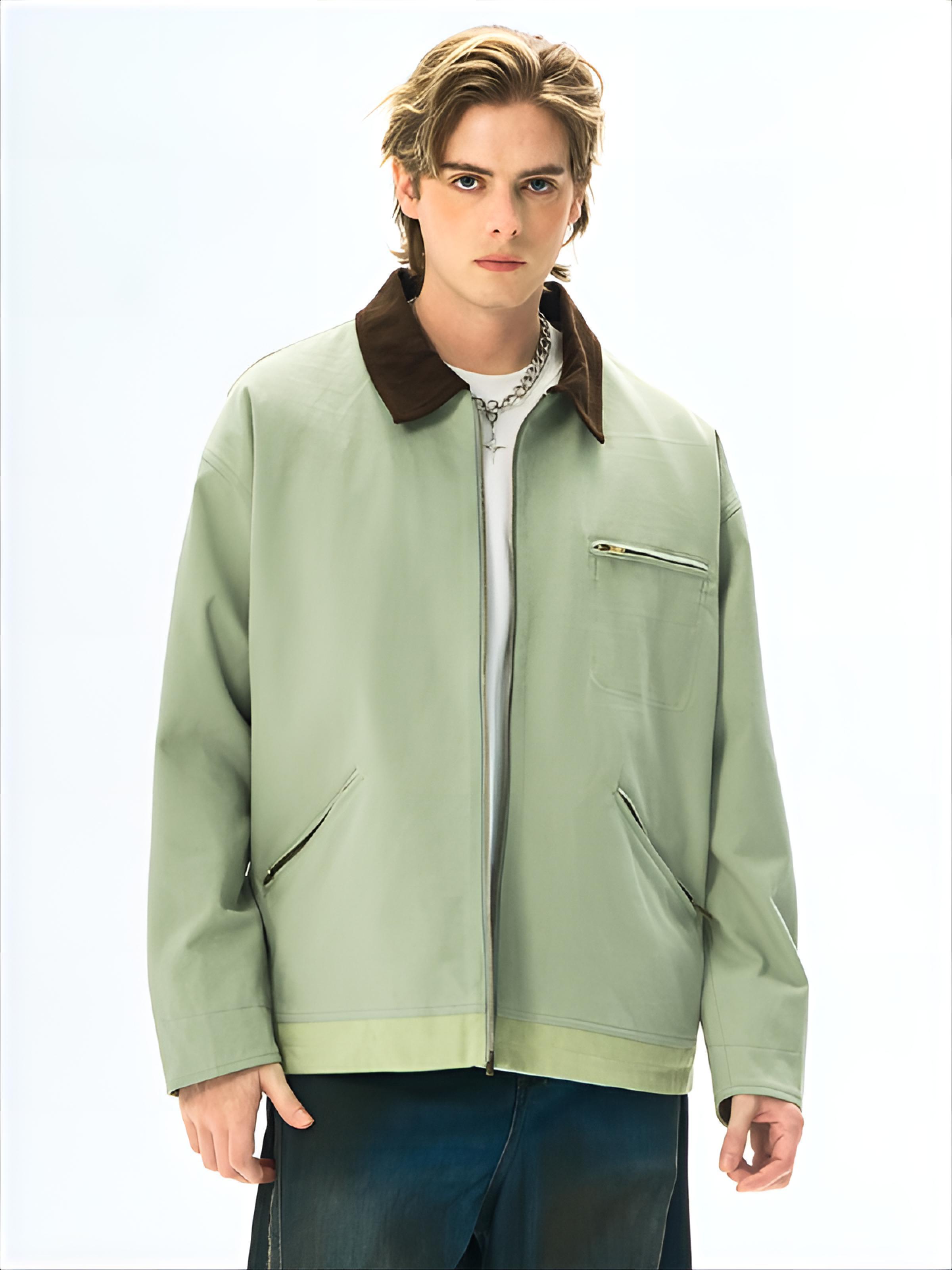 メンズジャケット男性ファッションコートシルバーナイトクラブエ - Street Fashion Culture のレビューと価格