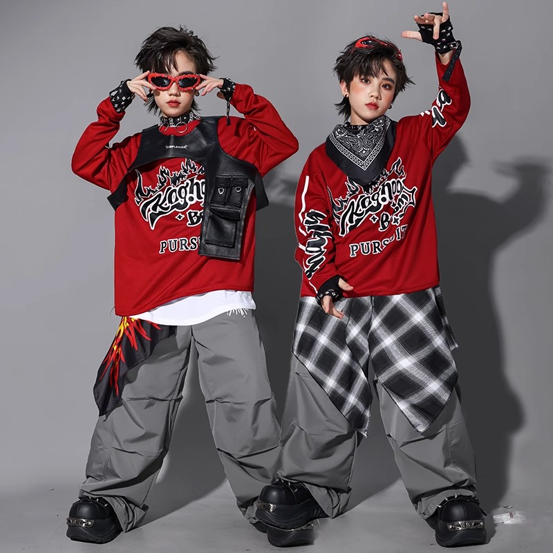 ボーイズ K-POP スウェットシャツ ファッションベスト  - Street Fashion Boy のレビューと価格