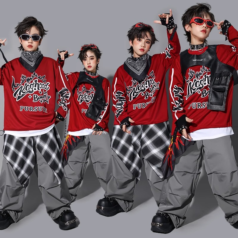 ボーイズ K-POP スウェットシャツ ファッションベスト  - Street Fashion Boy のレビューと価格