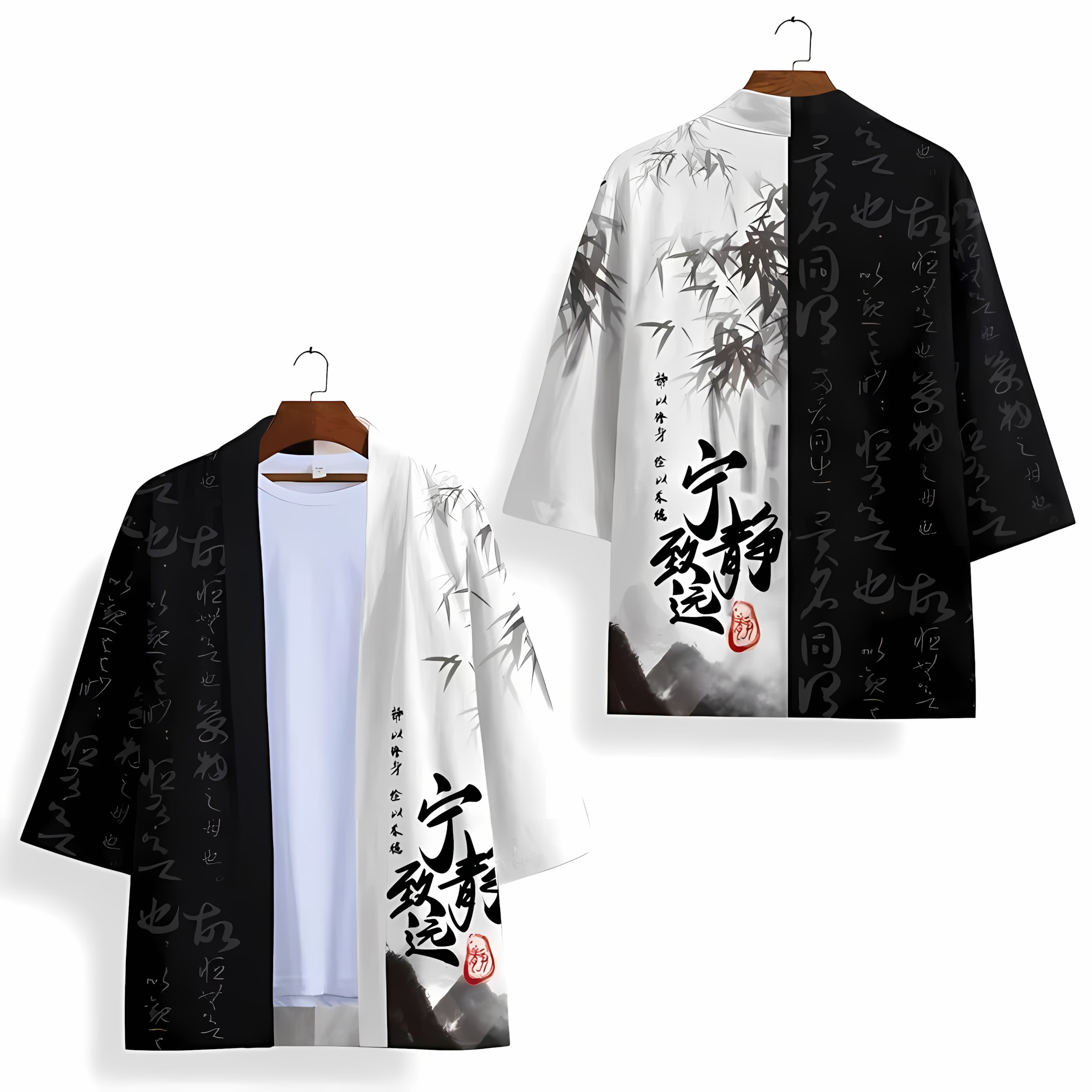 2026年夏新作 メンズ着物 3Dフラワーパターンプリント  - Street Fashion Kimono のレビューと価格