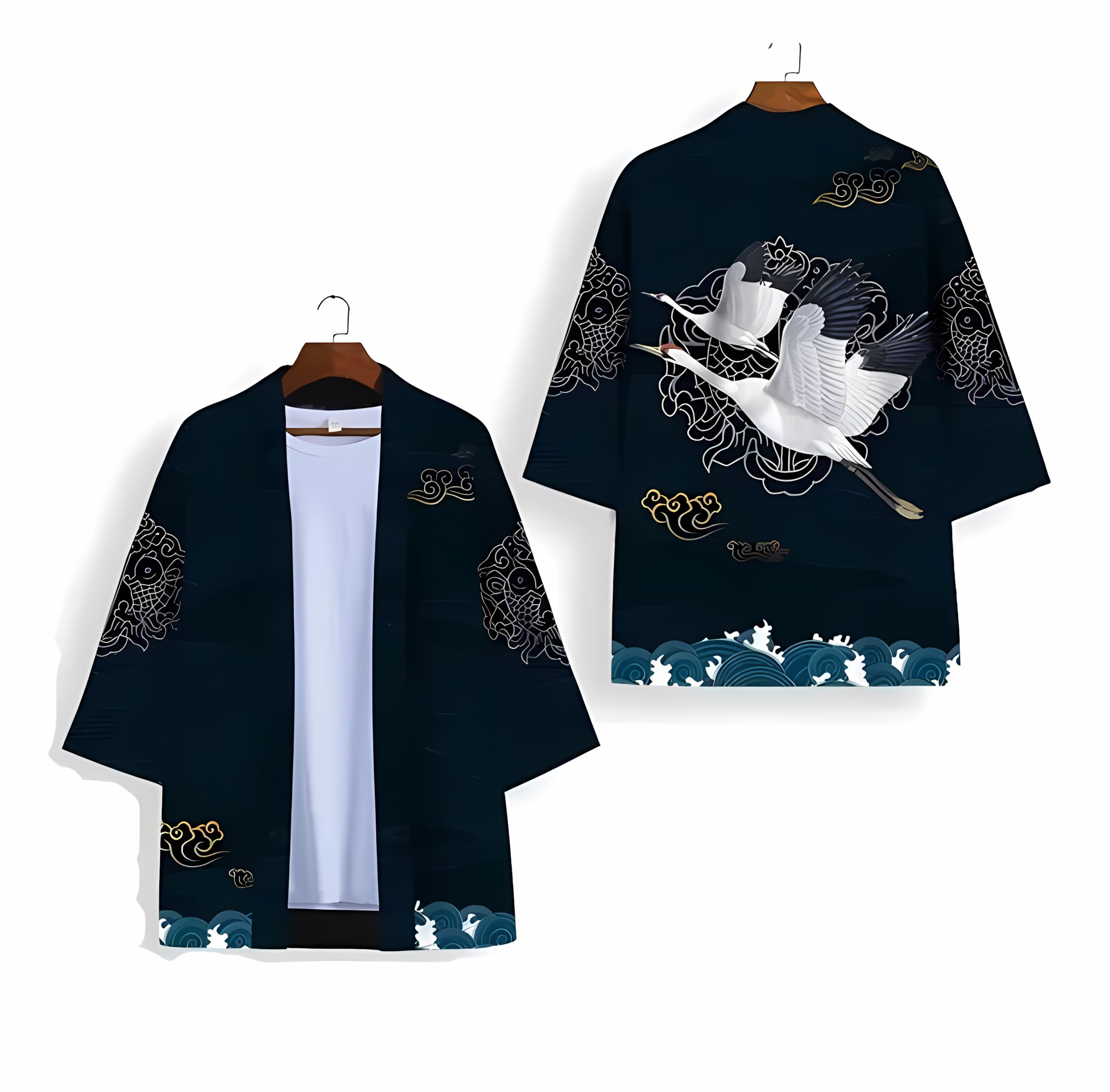 2026年夏新作 メンズ着物 3Dフラワーパターンプリント  - Street Fashion Kimono のレビューと価格