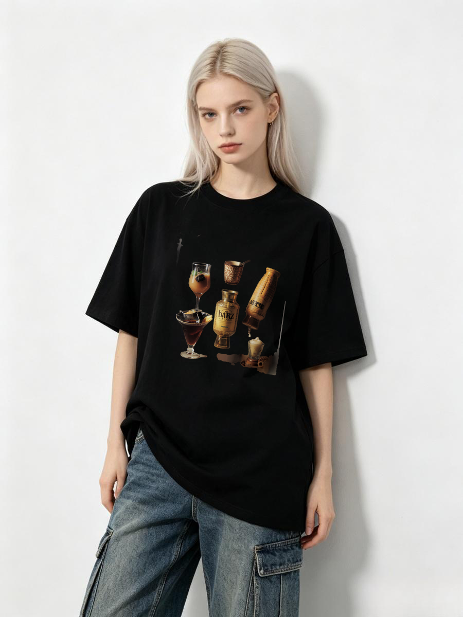 Tシャツ 日本語漢字プリント ゆったり アニメ 漫画 オタク - Japanese Street Fashion Female のレビューと価格