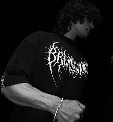 メンズダブルドラゴンパターンTシャツゴシックドリーミードラゴ - Street Fashion Clothing のレビューと価格