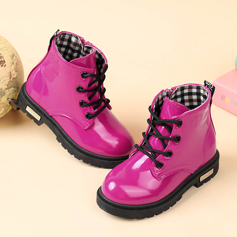 2025 新しい冬の子供靴 Pu レザー防水ぬいぐるみブーツ - Street Fashion Boy のレビューと価格