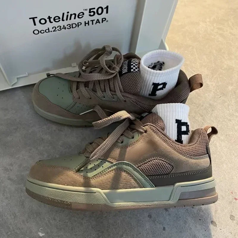 ファッションヴィンテージスニーカー男性アメリカンスタイルスト - Street Fashion Walking のレビューと価格