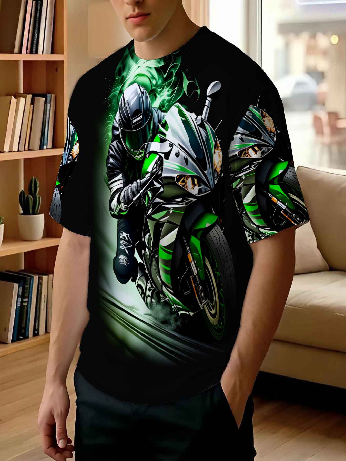 2026年新作プリントTシャツ メンズストリートスタイル グ - Street Fashion Culture のレビューと価格