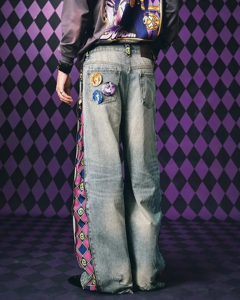 Y2Kストリートウェア メンズ ヒップホップ 原宿 2ピース - Street Fashion Male のレビューと価格