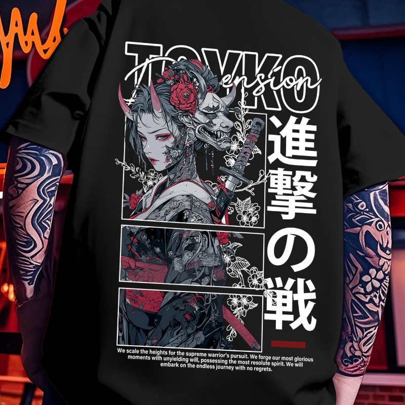 メンズカジュアルスポーツストリート Y2K 日本桜女戦士メン - Japanese Street Fashion Female のレビューと価格
