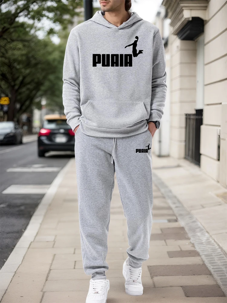 メンズセット/パーカー/パンツ 2026秋冬 カジュアルスポ - Street Fashion Male のレビューと価格