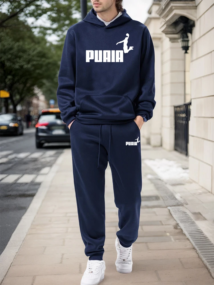 メンズセット/パーカー/パンツ 2026秋冬 カジュアルスポ - Street Fashion Male のレビューと価格