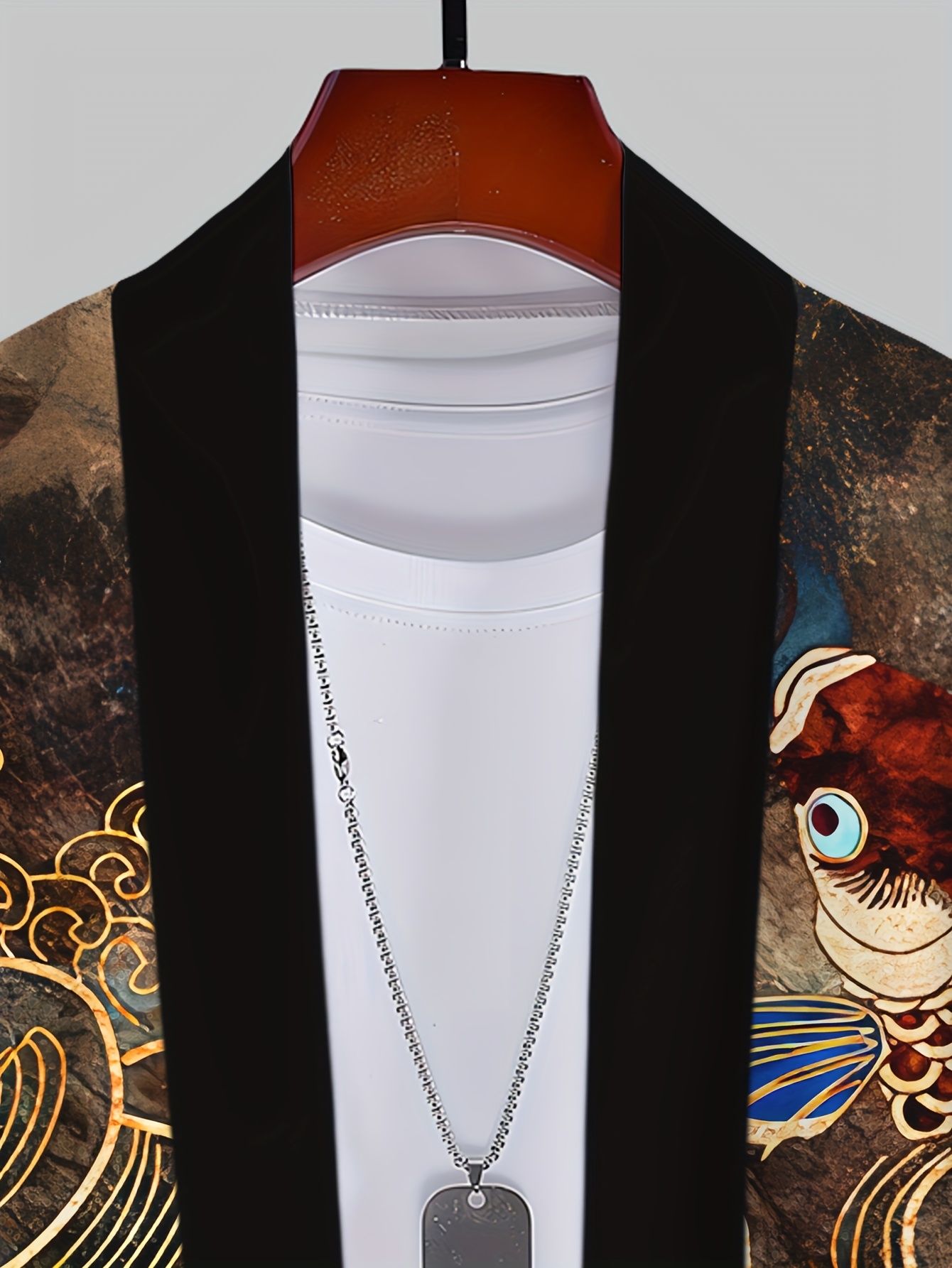 2026年夏メンズ着物3Dプリントデザイン通気性軽量カジュア - Street Fashion Kimono のレビューと価格