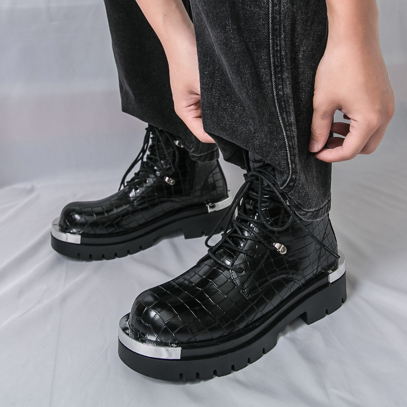 高品質ハイカットメンズアウトドアハイキングブーツ、ファッショ - Street Fashion Walking のレビューと価格