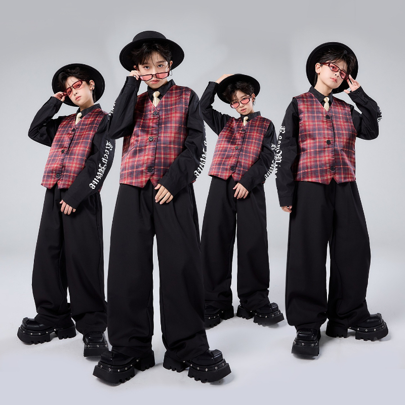 ファッションボーイズストリートウェア服セットクールジャズダン - Street Fashion Boy のレビューと価格