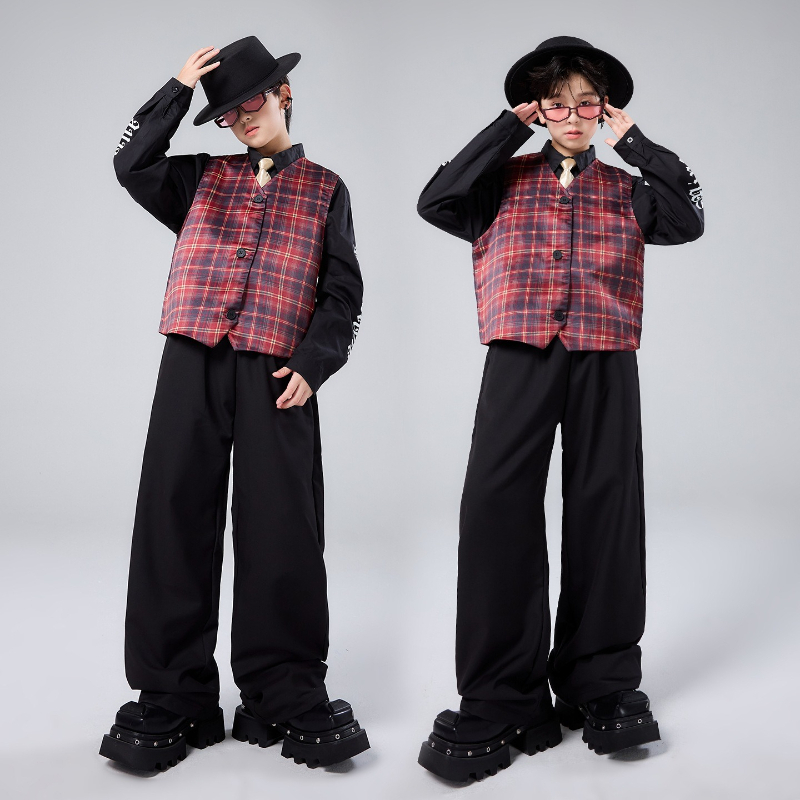 ファッションボーイズストリートウェア服セットクールジャズダン - Street Fashion Boy のレビューと価格