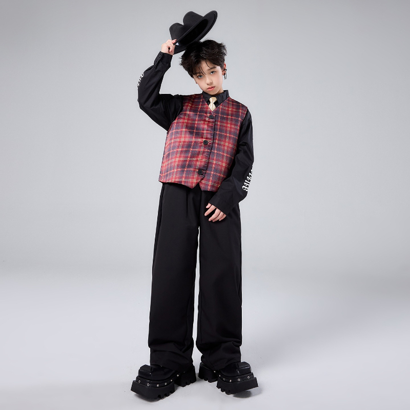 ファッションボーイズストリートウェア服セットクールジャズダン - Street Fashion Boy のレビューと価格