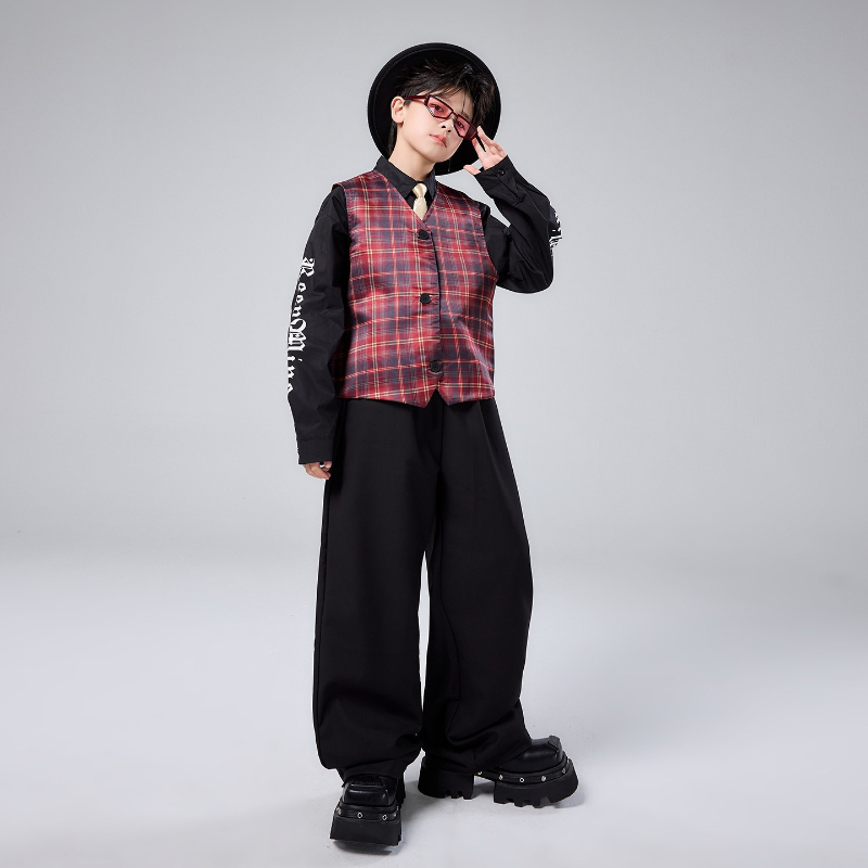ファッションボーイズストリートウェア服セットクールジャズダン - Street Fashion Boy のレビューと価格
