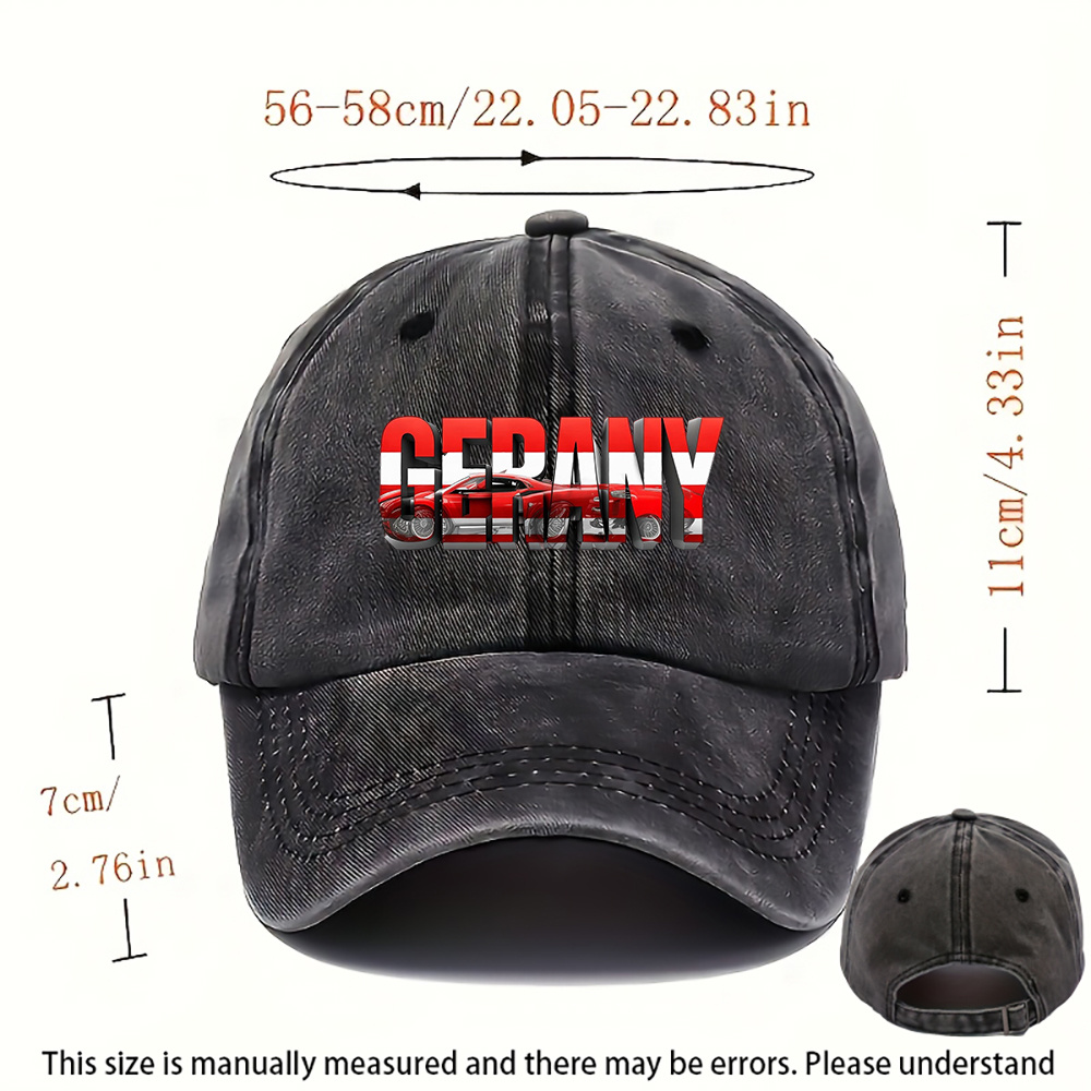 1pc ドイツスタイルウォッシュハット、男性用ファッションハ - Street Fashion Germany のレビューと価格