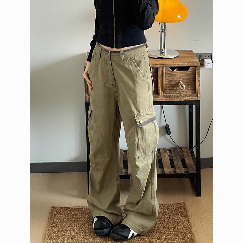 新作バギーカーキカーゴパンツ レディースファッション マルチ - Japanese Street Fashion Female のレビューと価格