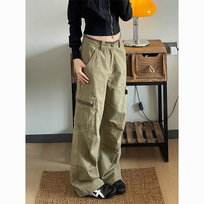 新作バギーカーキカーゴパンツ レディースファッション マルチ - Japanese Street Fashion Female のレビューと価格