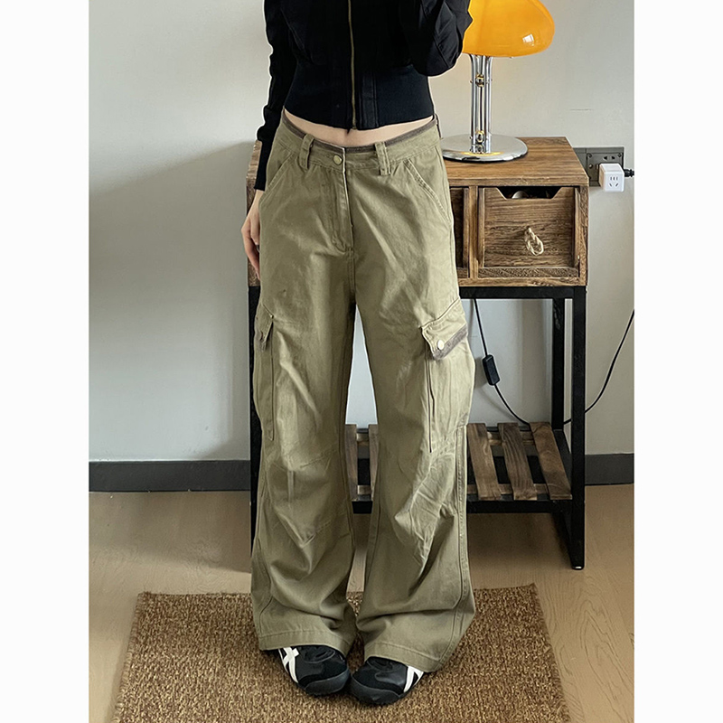 新作バギーカーキカーゴパンツ レディースファッション マルチ - Japanese Street Fashion Female のレビューと価格