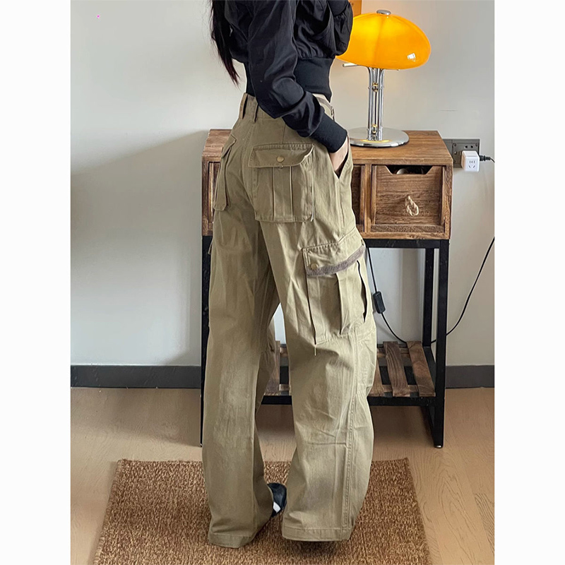 新作バギーカーキカーゴパンツ レディースファッション マルチ - Japanese Street Fashion Female のレビューと価格