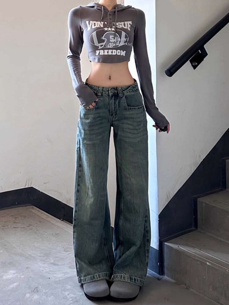ブラウンジーンズ 原宿 Y2K カワイイ キュート スイート - Japanese Street Fashion Female のレビューと価格