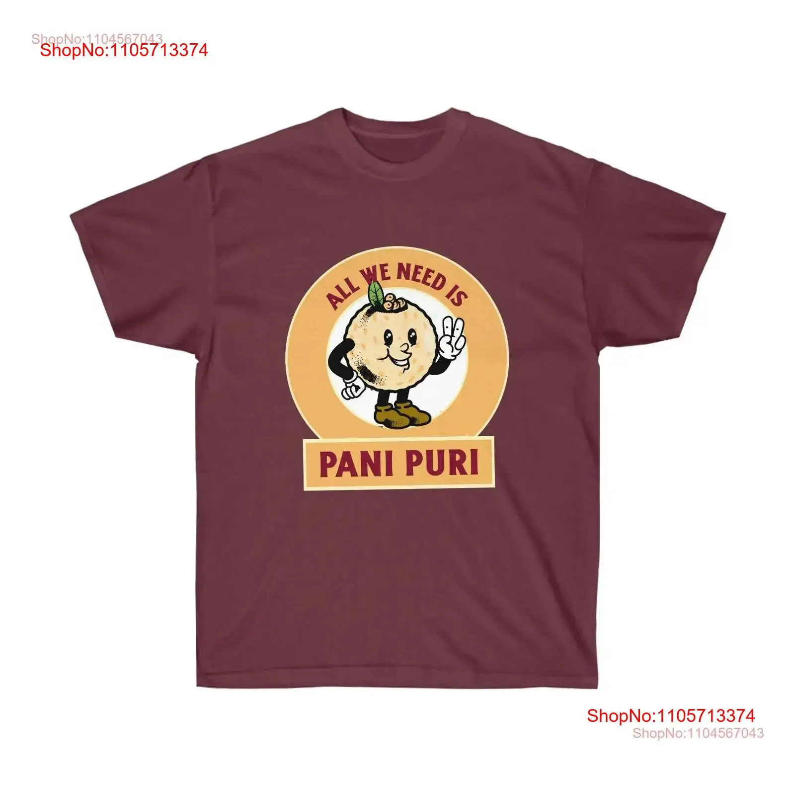 パニ・プーリ Tシャツ インドの本格的な味 ストリートフード - Street Fashion India のレビューと価格