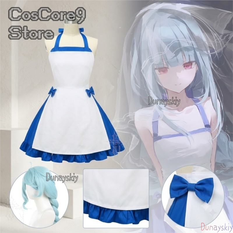 ブルーキャラクタードレスゼノ夏ハロウィン後フルコスプレ衣装女 - Japanese Street Fashion Female のレビューと価格