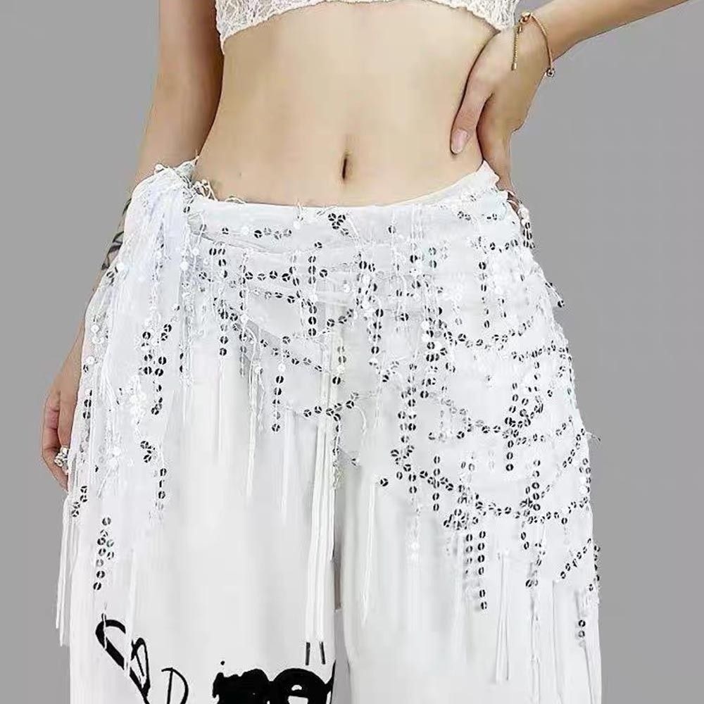 ファッションスパンコールベリーダンスベルトジャズダンスストリ - Street Fashion India のレビューと価格
