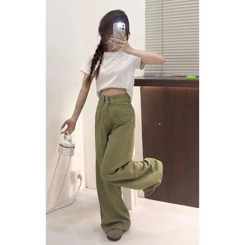 女の子用ジーンズ 日本のヴィンテージ服 高品質の質感素材 女 - Japanese Street Fashion Female のレビューと価格