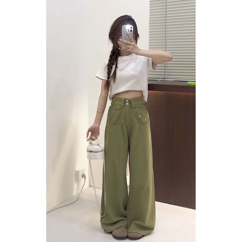 女の子用ジーンズ 日本のヴィンテージ服 高品質の質感素材 女 - Japanese Street Fashion Female のレビューと価格