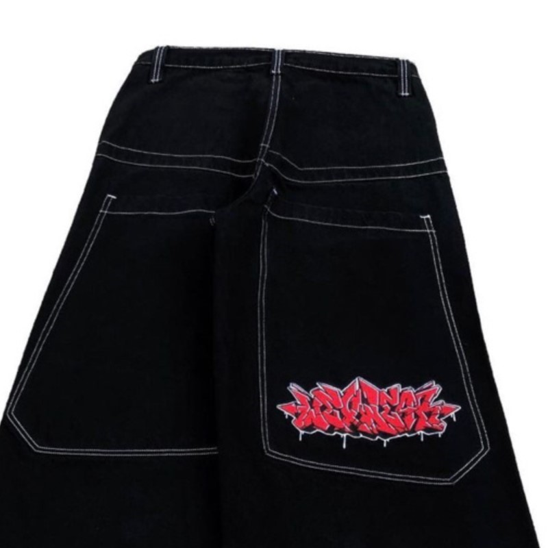 アメリカンファッションヒップホップ特大ルーズジーンズ女性スト - Street Fashion Harajuku のレビューと価格