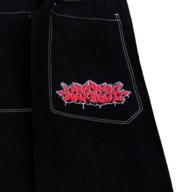 アメリカンファッションヒップホップ特大ルーズジーンズ女性スト - Street Fashion Harajuku のレビューと価格