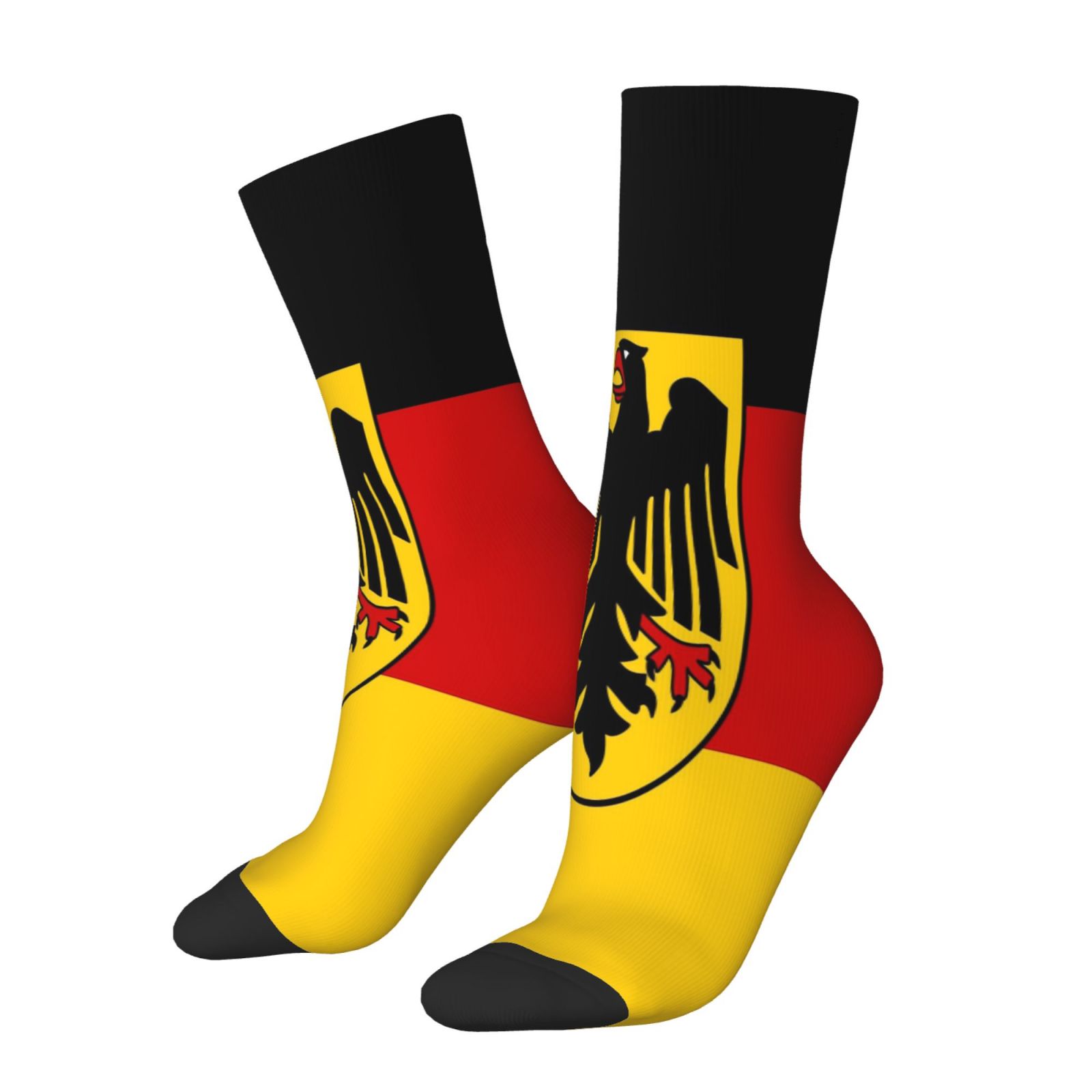 ドイツの国旗模様の靴下レトロファッションカジュアルソックス快 - Street Fashion Germany のレビューと価格