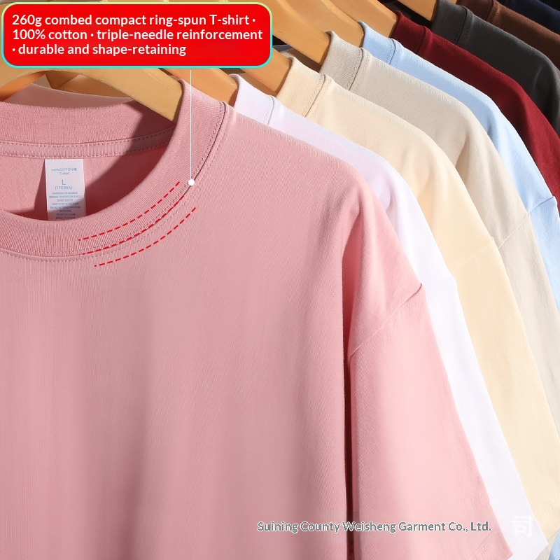 アジアンサイズ 260g コットンTシャツ カスタムロゴ 半 - Street Fashion Asian Men のレビューと価格